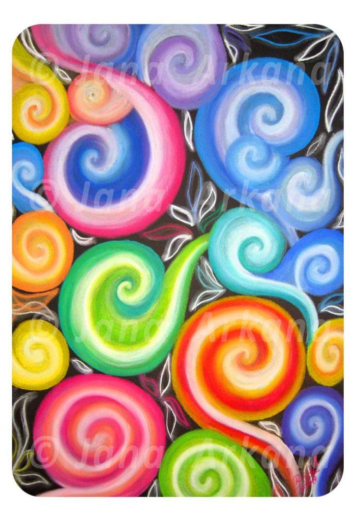 harmonie čaker, barevné ladění, harmonické bytí