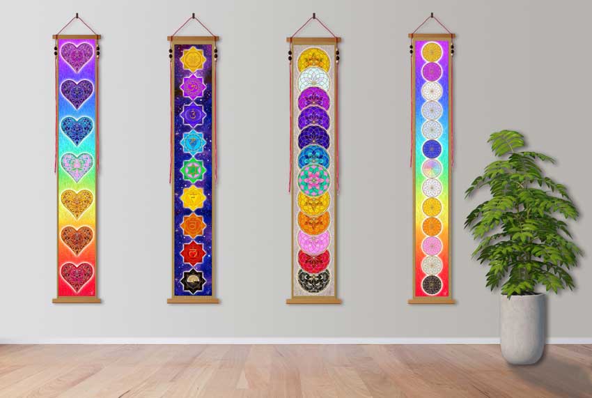 harmonizační čakrový pás podle počtu čaker