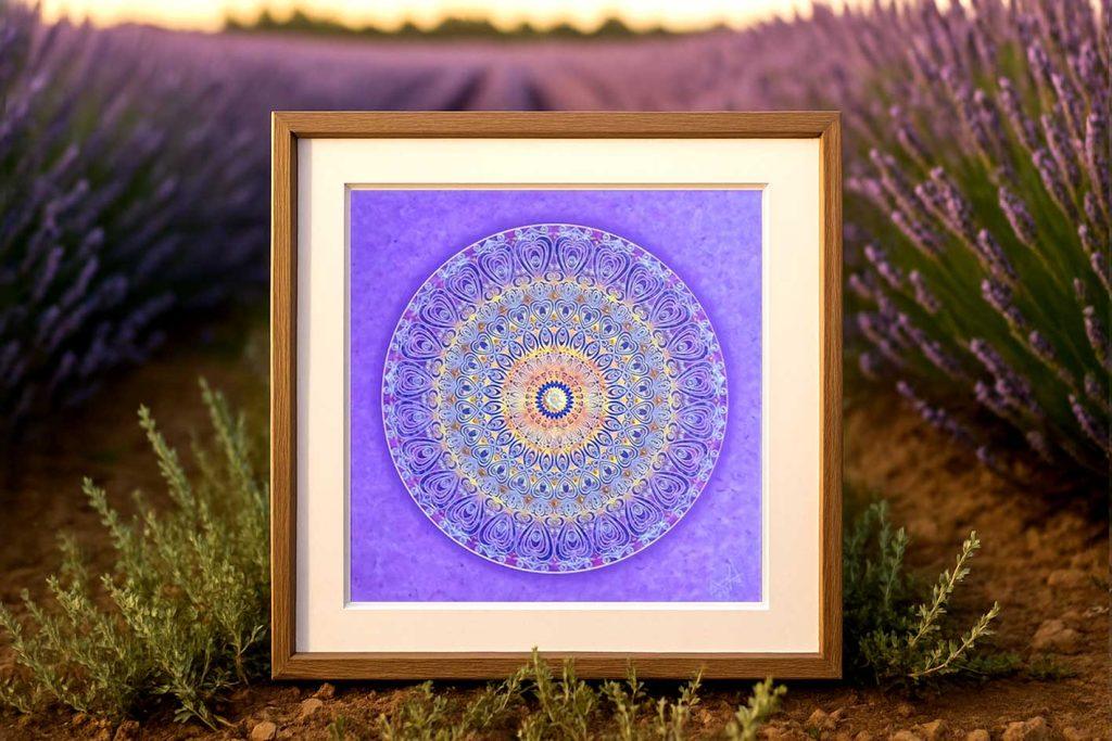 Mandala pro znamení panny